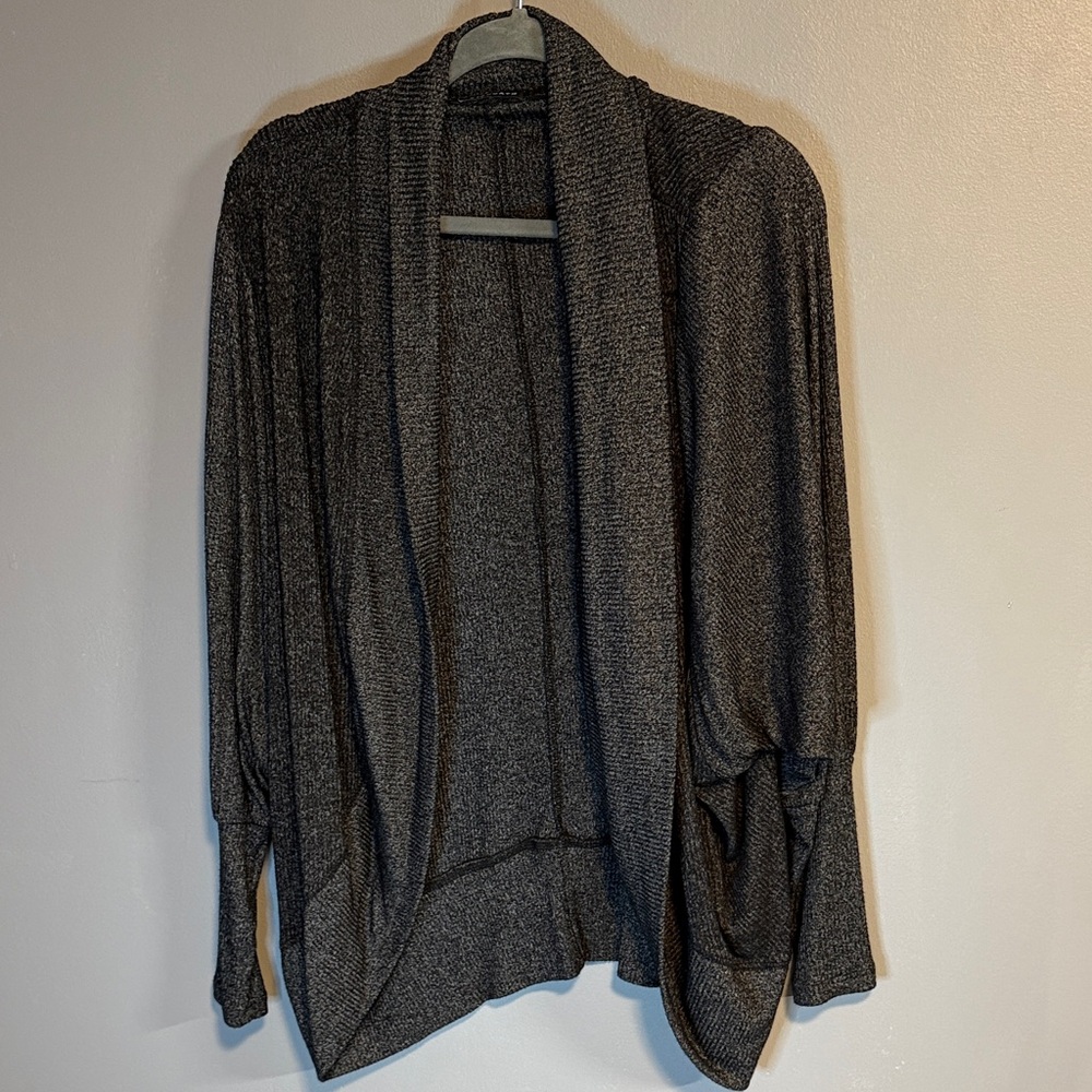 Staccato Charcoal Open Front Cardigan